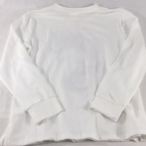 Self Esteem Unicorn and Snowflake Shirt, White, Large - Picture 3 of 5